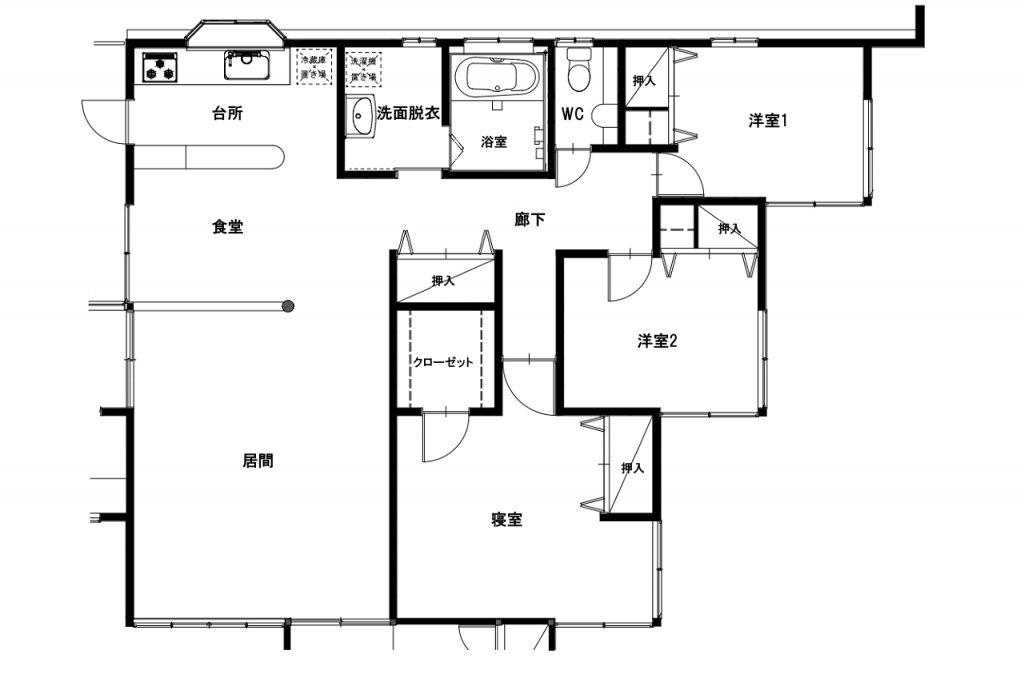 既存2F平面図